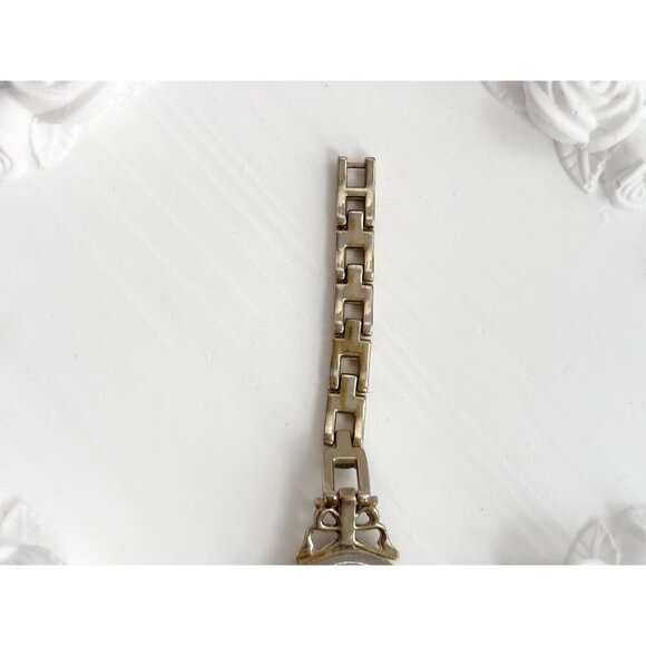 L.E.I. Butterfly 90's Rhinestoned Vintage Women's Wristwatch - 15 mm - WORKS! - Picture 9 of 10